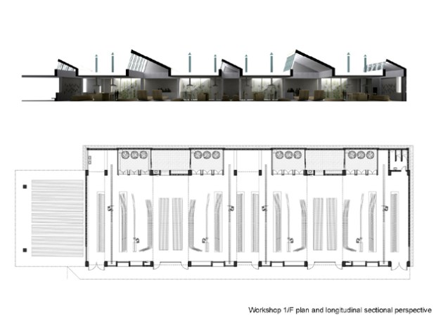 36_china-Wuyishan-Bamboo-Raft-Factory_tao-architects_plan_sectional-perspective