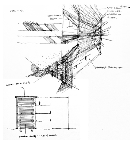 36_china-Wuyishan-Bamboo-Raft-Factory_tao-architects_sketches
