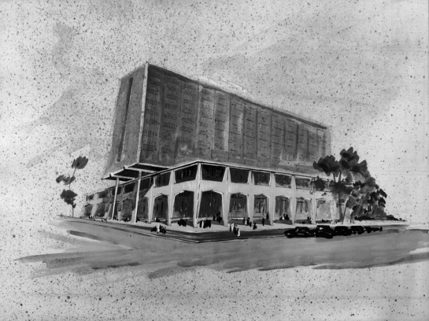 Esquisse projet du siège de Société Générale à Abidjan